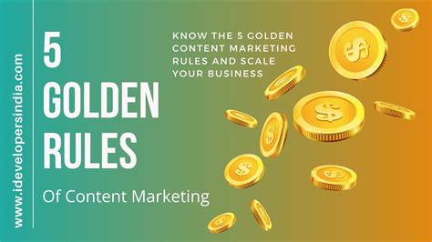 5 Golden Rules Of Content Marketing I Developers Blog