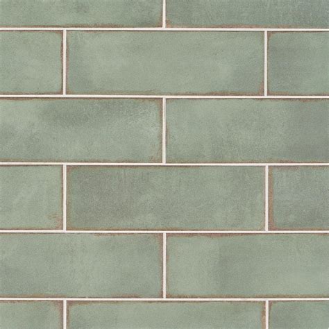 Ivy Hill Tile Santa Fe Green 393 In X 1196 In Polished Ceramic Wall