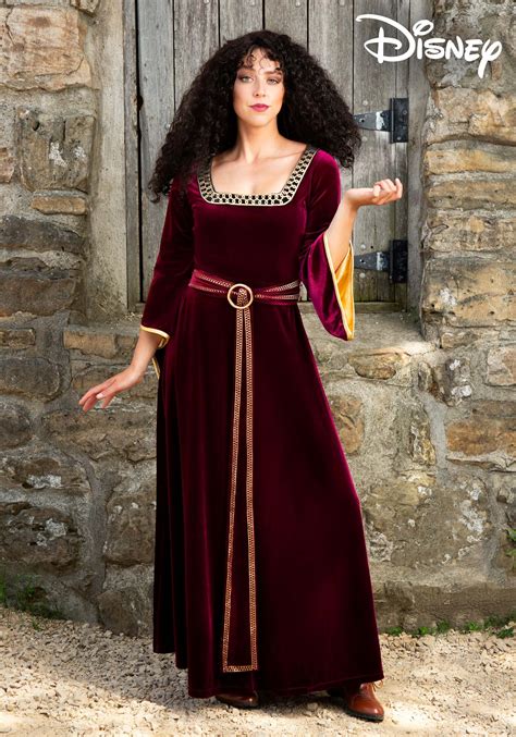 New Rapunzel Tangled Princess Mother Gothel Dress Made Cosplay Costume Costumes Clothing Shoes