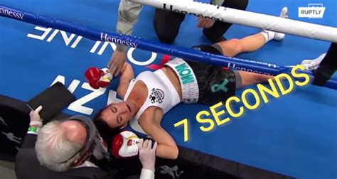The Fastest Knockout In The History Of Women Boxing
