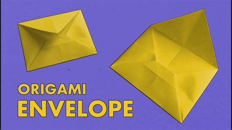 How To Make Origami Envelope Diy Youtube