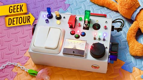 Diy Busy Board Light Switch Box Toy For Toddlers Sensory Box