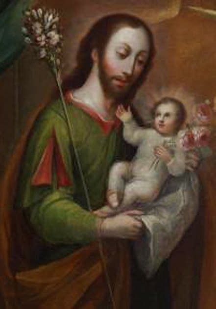 San José y Cristo Niño de Nicolás de Enriquez Saint Joseph Catholic
