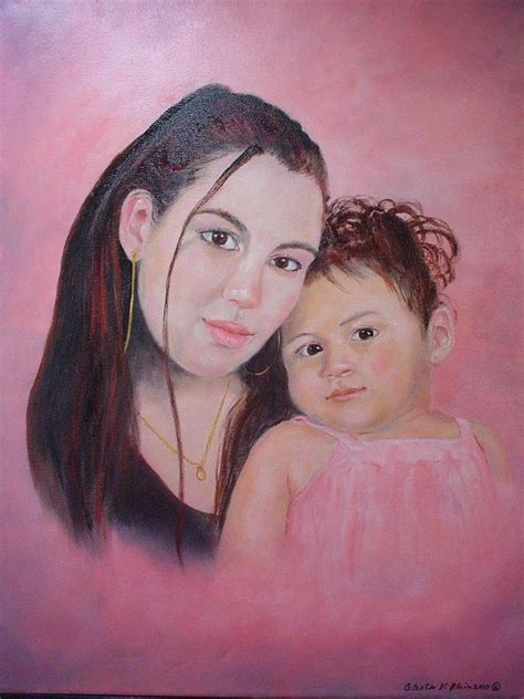Mother And Child Painting By Celeste Blair