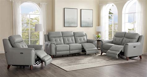 White Leather Recliner Sofa Set Perfecthackev2