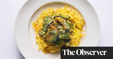 Nigel Slaters Pesto Aubergines And Pasta Recipe Food The Guardian