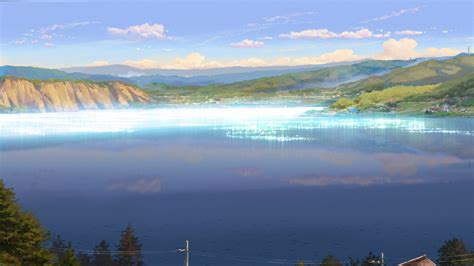 Anime Lake Wallpapers Top Free Anime Lake Backgrounds Wallpaperaccess