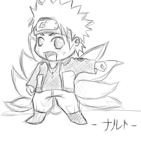 Naruto The Ninetailed Fox Chibi By Lizzyxakatsuki On Deviantart