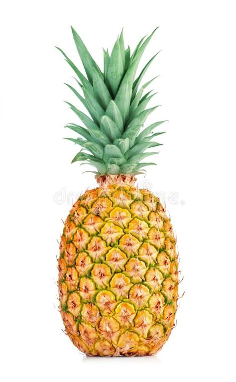 Single Pineapple Isolated Stock Image Image Of Sweet 127079983