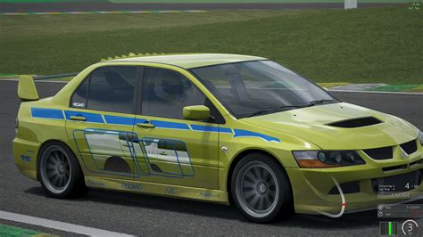 Assetto Corsa Interlagos Evo 8 Brian O Connor YouTube