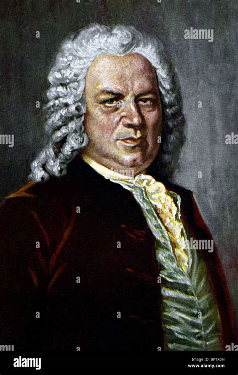 Johann Sebastian Bach Music Composer 1753 Stock Photo Alamy