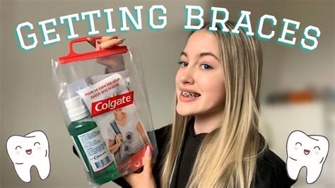 Braces Vlog Getting Braces For The First Time🦷 Youtube