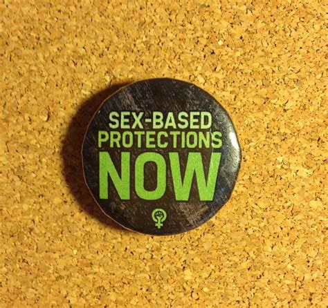 Sex Based Protections Now 32mm Button Badge Magnet Wild Womyn