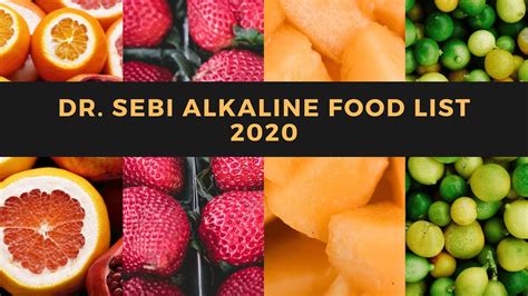Dr Sebi Alkaline Food List 2020 Alkaline Diet Alkaline Truth