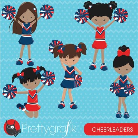Buy 20 Get 10 Off Cheerleader Clipart Commercial Use Vector Etsy