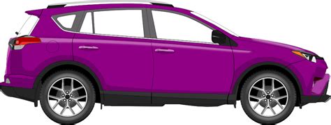 Onlinelabels Clip Art Car 14 Purple