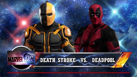 Wwe 2k17 Deathstroke Vs Deadpool Youtube