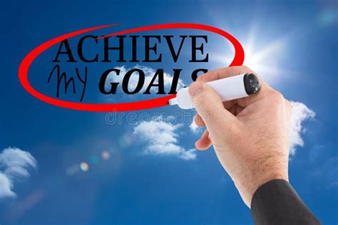 Achieve My Goals Graphic Stock Illustration Illustration Of Letter