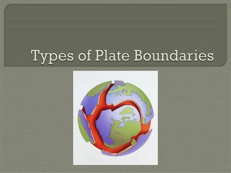 Ppt Types Of Plate Boundaries Powerpoint Presentation Free Download
