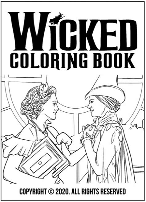 Wicked The Musical Coloring Pages Coloring Pages