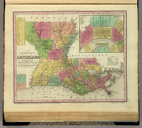 New Map Of Louisiana David Rumsey Historical Map Collection