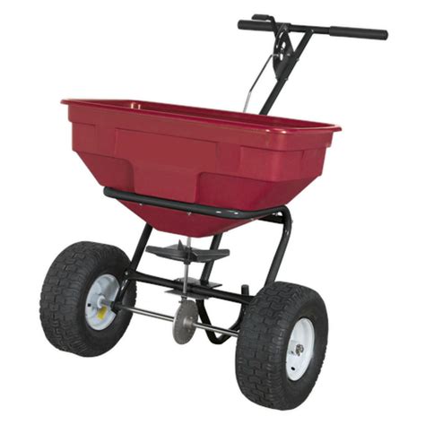 sealey broadcast spreader 57kg walk behind electrical world