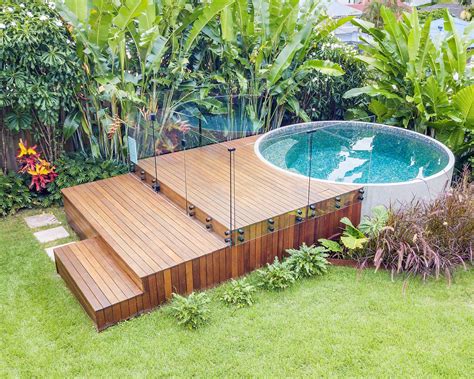 Above Ground Pool Deck Ideas 10 Setups For A Chic Surrounding North Eastern Group Realty