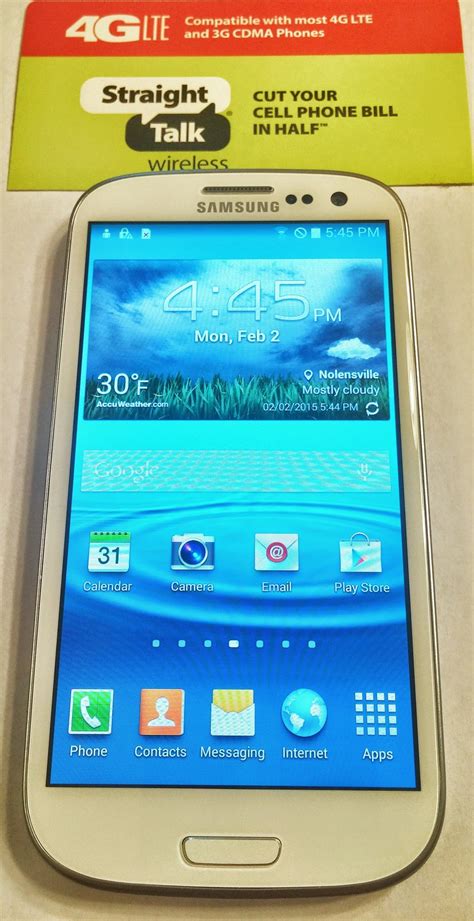 Straight Talk Samsung Galaxy S3 16gb Wireless Phone