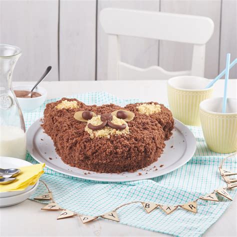 Rührkuchen, cremetorten, kuchen mit obst, schokolade oder kaffee: Bären-Kuchen - Rezept von Backen.de