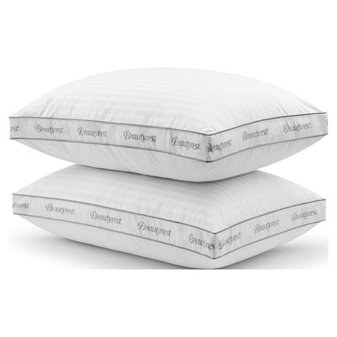 Beautyrest Signature Gusset Bed Pillow 2 Pack Standardqueen Memory
