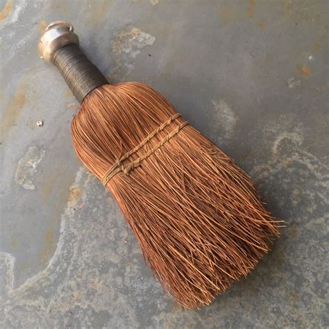 Whisk Broom Vintage Straw Broom Etsy