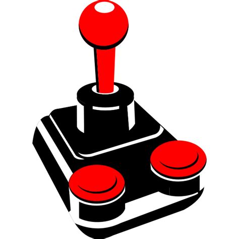 Video Game Joystick Vector Drawing Free Svg