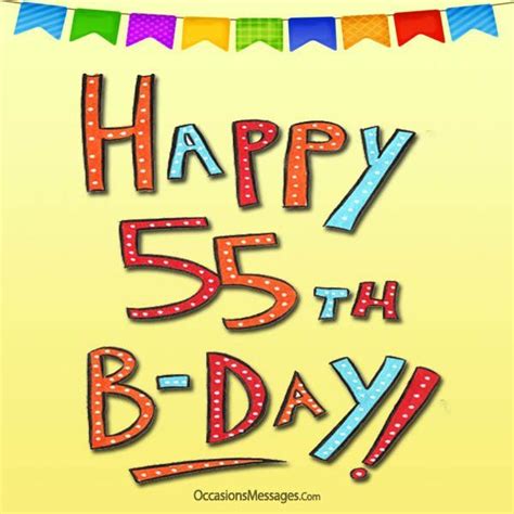Birthdayhappy 55th Birthday Wishes