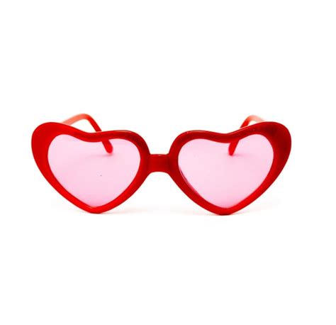 Tinted Red Heart Sunglasses Vintage Y2k Watermelon Sugar Etsy