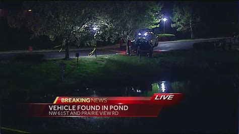 Body Found In Vehicle Submerged In Kc Pond