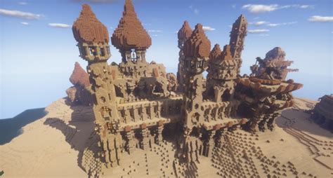 Fantasy Desert Castle Minecraft Map