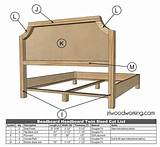 Bed Frame And Headboard Plans Photos