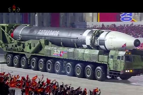 north korea parades new missile described by kim jong un as a ‘deterrent