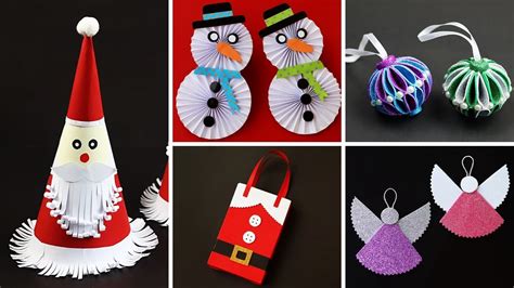 5 Easy Christmas Crafts Ideas For Christmas Decorations Diy Christmas Decor Youtube