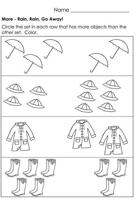More and Less Worksheets | Activity Shelter
