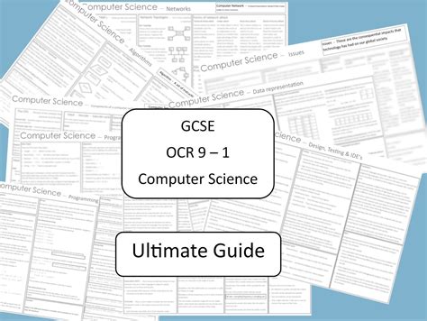 Ultimate Gcse Computer Science Ocr 9 1 Revision Guide Teaching