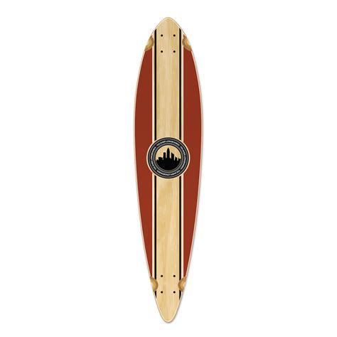 Prism hindsight deck v2 cop caller deck 36. Pintail Longboard Deck - Crest Burgundy