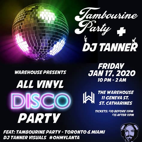 Tickets For All Vinyl Disco Party In St Catharines From Showclix