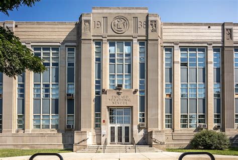 Chicago Vocational High School An Overlooked Art Deco And Art Moderne