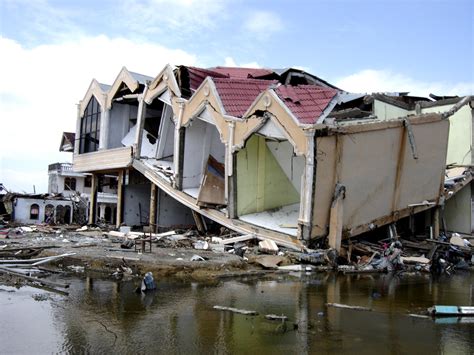 Free Picture Tsunami Flooding Completely Destroyed Apartment