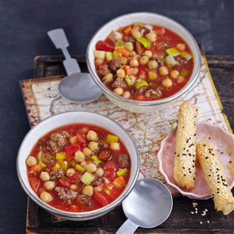 Marokkanische Kichererbsensuppe Rezept