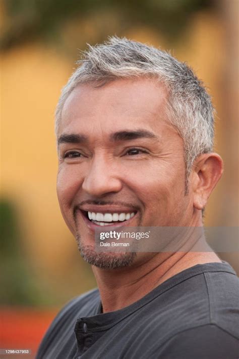 Celebrity Dog Trainer Cesar Millan Poses For A Portrait At His Dog