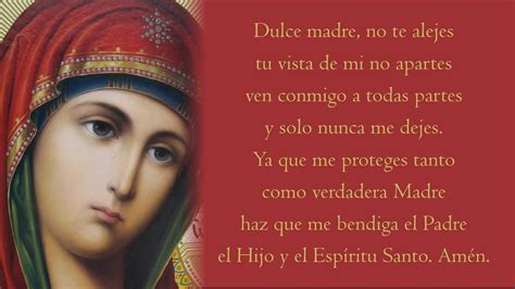 Tarjetas Y Oraciones Catolicas Dulce Madre