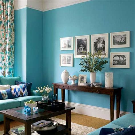Gambar hiasan ruang tamu tema turquoise ~ Cikgu Norazimah