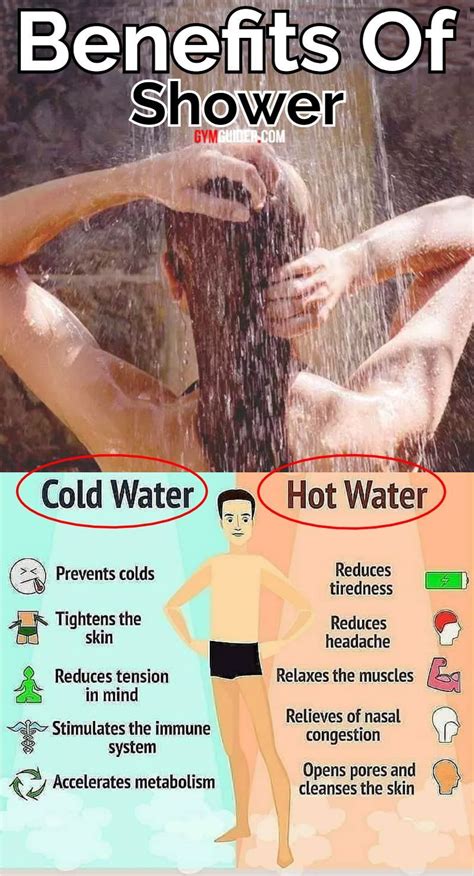 The Benefits Of Both Kinds Of Showers Hot Or Cold Gymguider Good Health Tips Natural